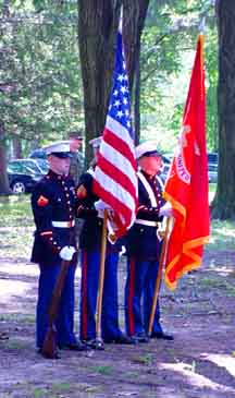Marines retirement, July 2004